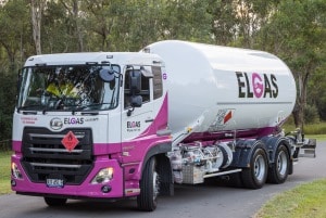 LPG tanker delivery