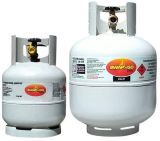 BBQ gas bottles: 9kg gas bottle & 4kg gas bottle