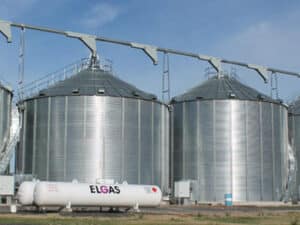 LPG for grain drying silos