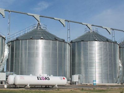 LPG for grain drying