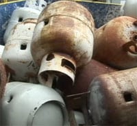 condemned gas bottles