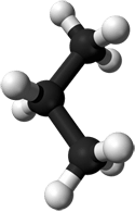 Propane molecule