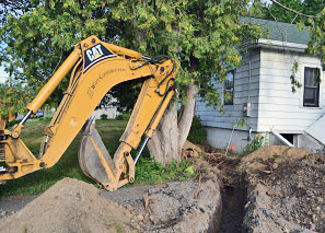 trench-for-natural-gas-line